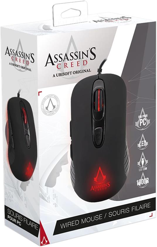 FREAKS PC Mouse Wired Assassin's Creed Logo