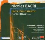 Pezzi per clarinetto - CD Audio di Nicolas Bacri