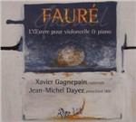 Musica per violoncello e pianoforte - CD Audio di Gabriel Fauré