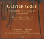 The Battle of Agincourt - Quartetto per archi n.2 - CD Audio di Olivier Greif