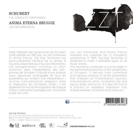 Sinfonie complete - CD Audio di Franz Schubert,Jos Van Immerseel - 2