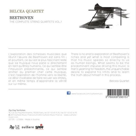 Quartetti vol.1 - CD Audio di Ludwig van Beethoven,Belcea Quartet - 2