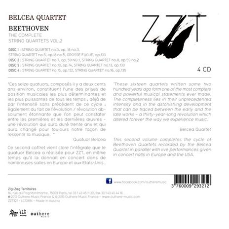 Quartetti per archi vol.2 - CD Audio di Ludwig van Beethoven,Belcea Quartet - 2