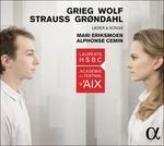 Lieder & Songs - CD Audio di Edvard Grieg,Richard Strauss,Hugo Wolf,Agathe Backer-Grondahl