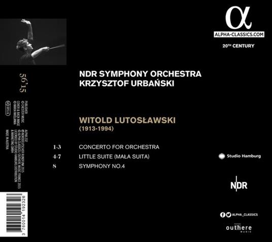 Concerto per orchestra - Piccola suite - Sinfonia n.4 - CD Audio di Witold Lutoslawski - 2