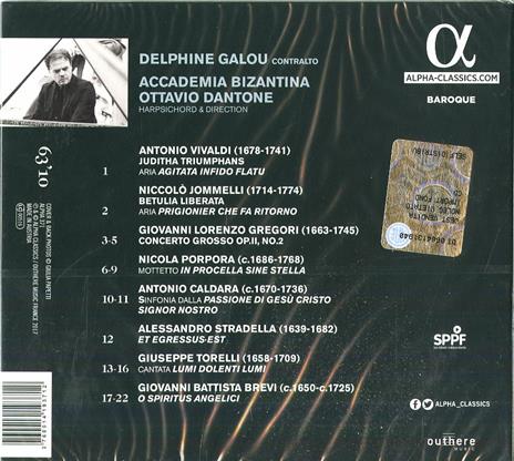 Agitata - CD Audio di Ottavio Dantone,Accademia Bizantina,Delphine Galou - 2