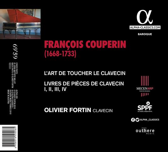 L'art de toucher le clavecin - CD Audio di François Couperin - 2
