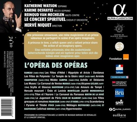 L'opéra des opéras - CD Audio di Hervé Niquet,Concert Spirituel - 2