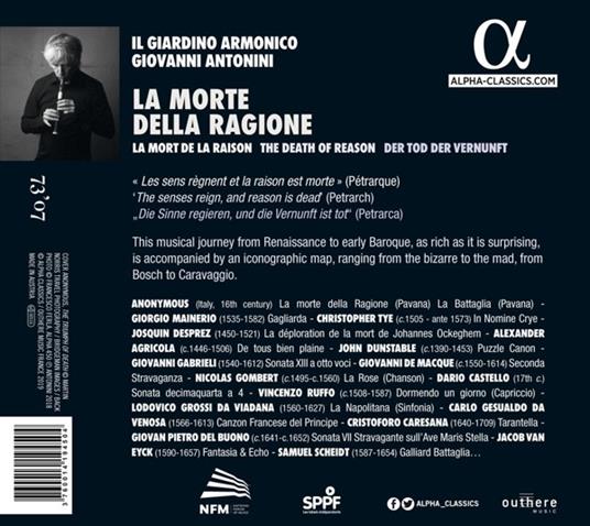 La morte della ragione - CD Audio di Giardino Armonico - 2