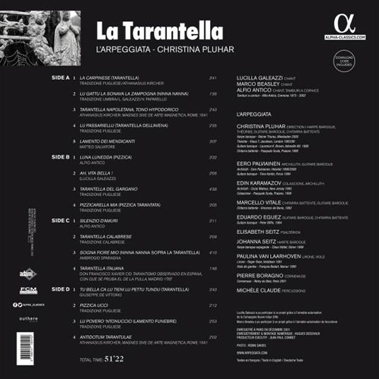 La Tarantella - Vinile LP di L' Arpeggiata - 2