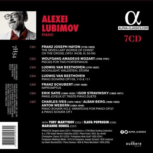 Alexei Lubimov - CD Audio di Alexei Lubimov - 2