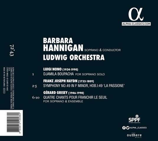 La Passione - CD Audio di Barbara Hanningan,Ludwig Orchestra - 2