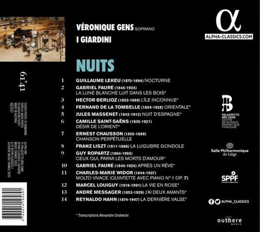 Nuits - CD Audio di Veronique Gens - 2