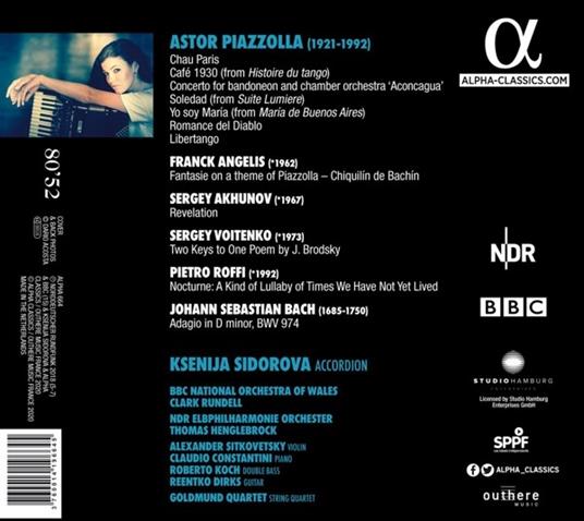 Piazzolla Reflections - CD Audio di Astor Piazzolla,Ksenija Sidorova - 2