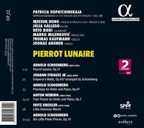 Pierrot Lunaire - CD Audio di Arnold Schönberg - 2