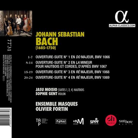 Ouvertures-Suites - CD Audio di Johann Sebastian Bach - 2