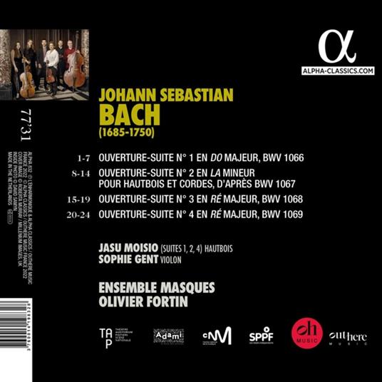 Ouvertures-Suites - CD Audio di Johann Sebastian Bach - 2