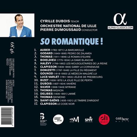 So Romantique! - CD Audio di Cyrille Dubois - 2