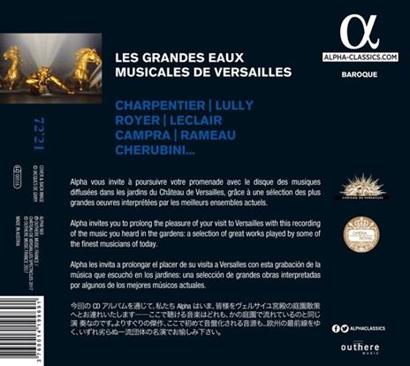 Les Grandes Eaux Musicales De Versailles - CD Audio - 2