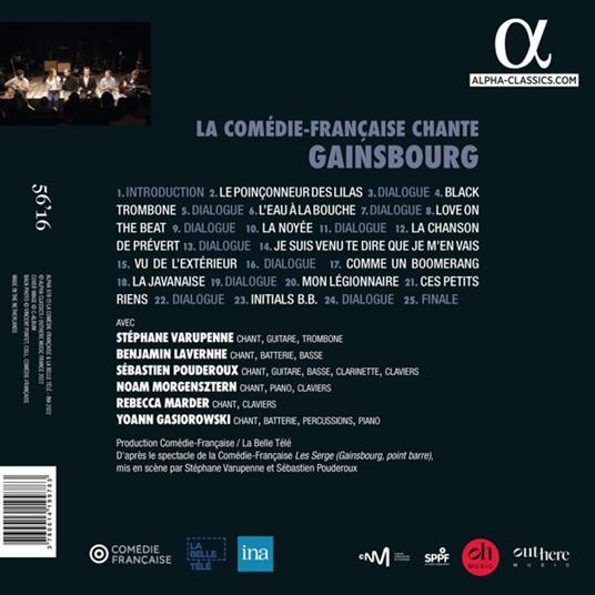 La Comédie-Francaise Chante Gainsbourg - CD Audio di Serge Gainsbourg - 2