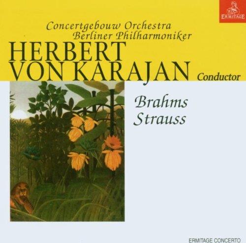 Dirige Brahms e Strauss - CD Audio di Herbert Von Karajan