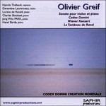 Sonata per Violino e Pianoforte, Codex Domini, Wiener Konzert - CD Audio di Olivier Greif