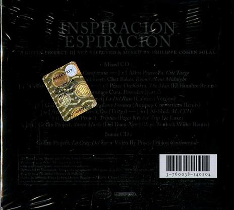 Inspiracion Espiracion: A Gotan Project DJ Set (+ cdrom) - CD Audio + DVD di Gotan Project - 2