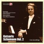 Concerto per pianoforte - Albumblatter op.124 - Grande sonata op.14 - Variazioni su un tema di Clara Wieck - CD Audio di Robert Schumann,Cyprien Katsaris