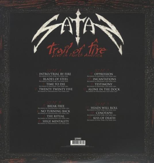 Trail of Fire - Vinile LP di Satan - 2