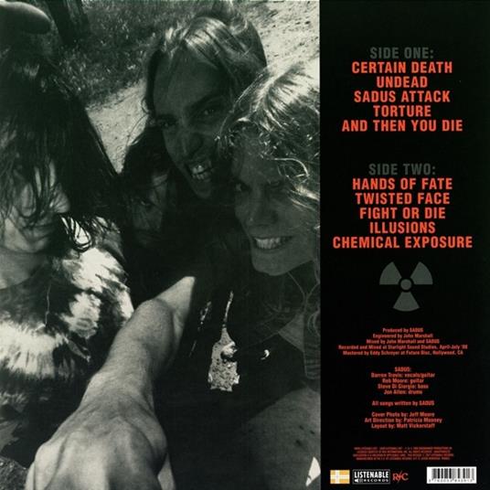 Chemical Exposure (Limited Edition) - Vinile LP di Sadus - 2