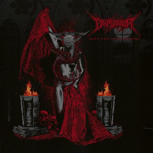 Baptised In Blasphemy (Transparent Red Vinyl) - Vinile LP di Devastator