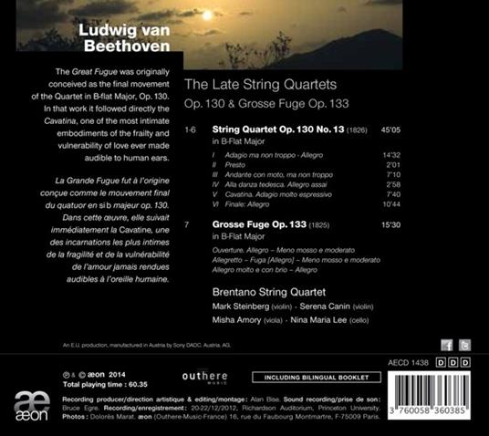 Late Quartetti per Archi Op.1 - CD Audio di Ludwig van Beethoven - 2