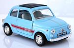 Fiat 500 Classic Azzurra Modellino Metallo C Molla Richiamo. Cm 13X5 5X6 1. 24 Per Bambini