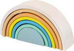 Trenino in legno Wooden Rainbow Stacking Game