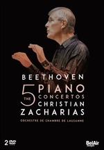 Ludwig Beethoven van. The 5 Piano Concertos (2 DVD) - DVD di Ludwig van Beethoven,Christian Zacharias