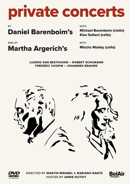 Private Concerts At D. Barenboim'S & M. Argerich'S (DVD) - DVD di Daniel Barenboim