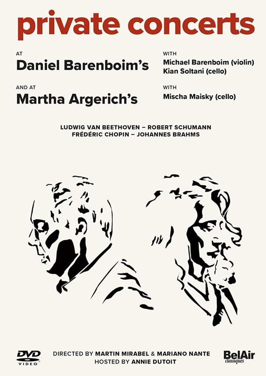 Private Concerts At D. Barenboim'S & M. Argerich'S - DVD di Daniel Barenboim
