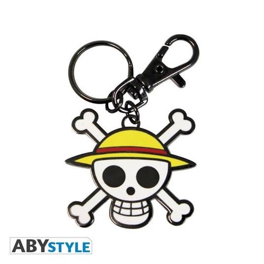 Portachiavi One Piece. Teschio Jolly Roger