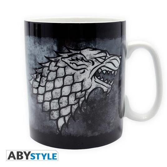 Tazza in Porcellana Game of Thrones. Stark. Con Scatola - 2