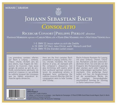 Consolatio - CD Audio di Johann Sebastian Bach - 2