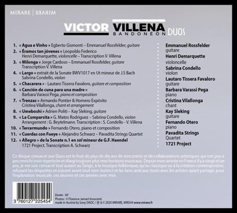 Duos - CD Audio di Victor Hugo Villena - 2