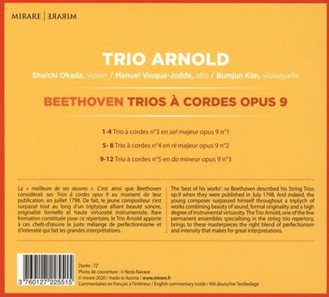 Streichtrios Op.9 - CD Audio di Ludwig van Beethoven,Trio Arnold - 2