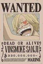 Lampada da Muro One Piece Wanted Sanji