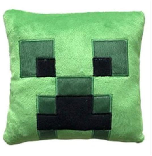 Lyo Minecraft Creeper Face Cuscino 40 X 40 Cushion Pillow New