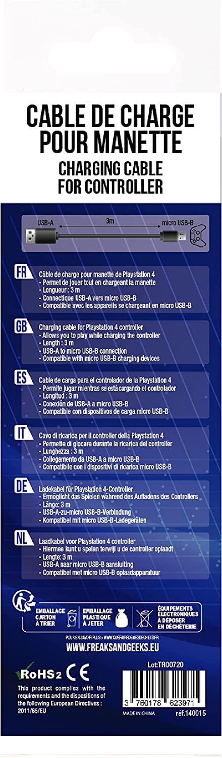 Freaks Ps3 Cavo Di Ricarica X Gamepad 3m Cavetteria - 2
