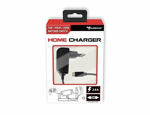 Subsonic Power And Play Adapter Caricabatteria per Nintendo Switch e Switch Lite