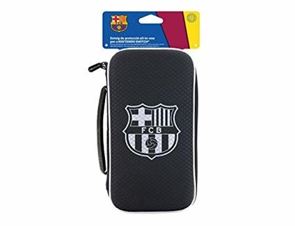 Subsonic Custodia da Viaggio Xl Rigida e Anti-Shock Licenza Ufficiale Fcb Fc Barcelone Nintendo Switch