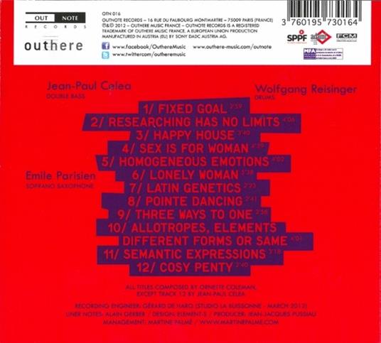 Yes Ornette! - CD Audio di Jean-Paul Celea - 2