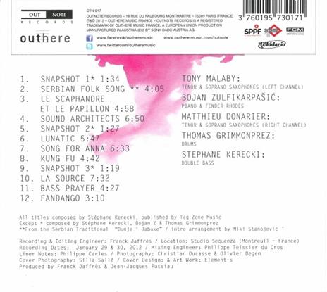 Sound Architects - CD Audio di Stephane Kerecki - 2