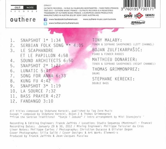 Sound Architects - CD Audio di Stephane Kerecki - 2